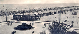 1956-cartolina Foto Panoramica "Miramare Di Rimini Rotonda E Spiaggia" - Rimini