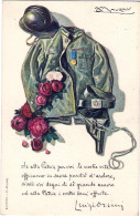 1920circa-cartolina Illustrata "sottoscrivete Al Prestito" Disegnatore Mauzan No - Patriotiques