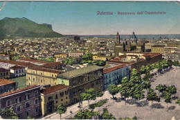 1920circa-Italia "Palermo Panorama Dall'osservatorio" Cartolina Illustrata Non S - Palermo