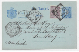 Ned. Ind. 1909, Kaart G10a Met NVPH 39 Als Complement (SN 3098) - Indes Néerlandaises