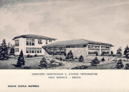 1940circa-"complesso Parrocchiale Santo Stefano Protomartire Viale Bornnata Bres - Brescia