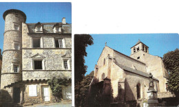 LOT DE 2 CPSM DE SAINTE EULALIE D'OLT - Sonstige & Ohne Zuordnung