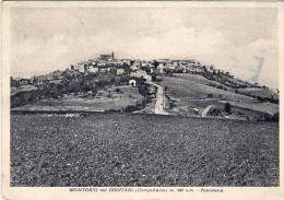 1957-"Montorio Nei Frentani Campobasso (panorama)" Sottoaffr. L.15 Con Segno Di  - Alessandria