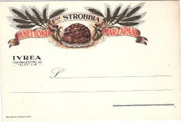 1940circa Italia-cartolina Pubblicitaria F.lli Strobbia Panettoni Al Marzapane I - Publicité