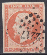 TIMBRE FRANCE EMPIRE N° 16 OBLITERATION PC 2217 NANCY MEURTHE - TB MARGES - 1853-1860 Napoleon III