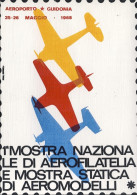 1968-cartolina Illustrata Prima Mostra Nazionale Di Aerofilatelia E Mostra Stati - Airmail