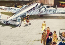 1972-cartolina Linee Aeree Polacche I^volo LOT Con Ilyushin Roma Varsavia (Warsz - Poste Aérienne