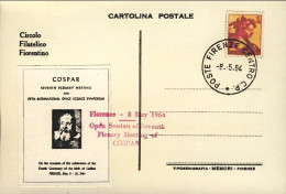 1964-cartolina Illustrata "open Session Of Sevent Plenary Meeting Of COSPAR "del - 1961-70: Marcophilia