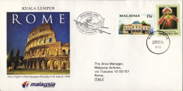 1994-Malaysia I^volo Kuala Lumpur Roma Del 29 Marzo - 1991-00: Poststempel