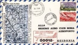 1969-gemellaggio Fra Gli Aereo Clubs Di Roma-Karlsruhe Baden,giornate Aviatorie  - Airmail