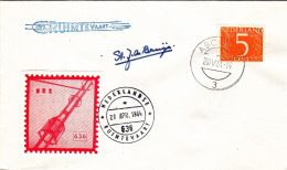 1964-Holland Nederland Olanda Razzogramma Del 20 Aprile Con Una Vignetta Rossa E - Airmail