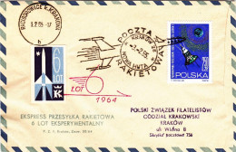 1965-Poland Polska Polonia Razzogramma Con Illustrazione Bollo E Vignetta - Altri & Non Classificati