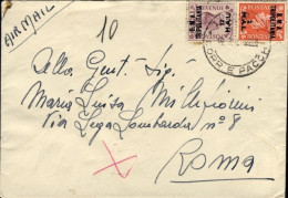 1949-Tripolitania Occupazione Inglese B.M.A. Cat.Sassone Euro 285, Lettera Con T - Tripolitania
