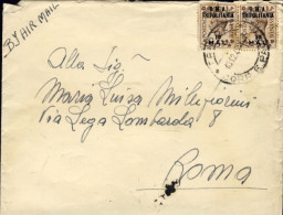 1949-Tripolitania Occupazione Inglese B.M.A. Cat.Sassone Euro 350, Lettera Con T - Tripolitania