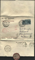 1957-raro Piego Viaggiato Emesso In Occasione Delle Manifestazioni Goldoniane Af - Manifestations