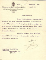 1927-conferenza Radiotelegrafica Internazionale Di Washington, Lettera Dattilosc - Historische Dokumente