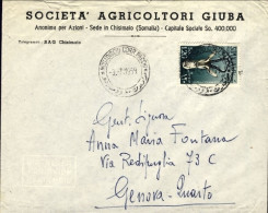 1959-Somalia A.F.I.S. Cat.Sassone Euro 180, Affr. Posta Aerea 1,20som.Gazzella,a - Somalië (AFIS)