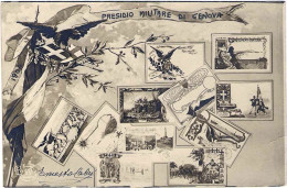 1904-del Presidio Militare Di Genova "tematica Cartoline Su Cartolina" Rara - Genova (Genoa)