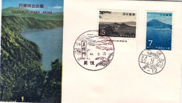 1969-Giappone Japan S.2v."Parco Nazionale Akan" Su Fdc - FDC