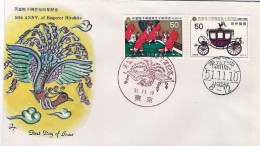 1976-Giappone Japan S.2v."50 Anniversario Imperatore Hirohito" Su Fdc - FDC