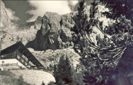 1956-Bolzano Cartolina Foto Passo Gardena Hotel Miramonti Affrancata Lire 12 VII - Bolzano (Bozen)