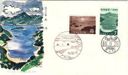 1971-Giappone Japan S.2v."Parco Nazionale Saikai" Su Fdc - FDC