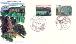 1970-Giappone Japan S.2v."Parco Nazionale Myogi-Arafune-Sakukogen"su Fdc - FDC
