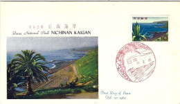 1964-Giappone Japan S.1v."Parco Nazionale Nichinan Kaigan" Su Fdc - FDC