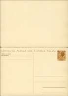 1966-cartolina Postale Con Risposta Pagata L.30 + L.30 Siracusana Cat.Filagrano  - Postwaardestukken