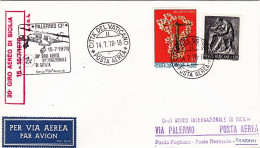 1978-Vaticano 30^ Giro Internazionale Di Sicilia Via Palermo Del 15 Luglio - Posta Aerea