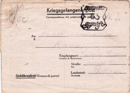 1943-Germania Biglietto Postale Di Prigioniero Di Guerra Italiano - Poststempel
