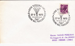 1970-con Cachet Tarquinia 8^ Raduno Nazionale Paracadutisti - 1961-70: Marcophilie