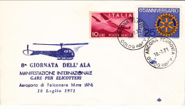 1971-VIII^giornata Della Manifestazione Internazionale Gare Per Elicotteri Aerop - Poste Aérienne