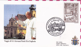 1996-Ungheria Hungary Magyar Viaggio Di Sua Santita' Giovanni Paolo II^ In Unghe - Storia Postale