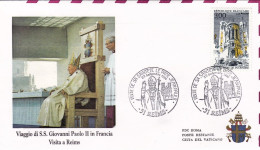 1996-France Francia Viaggio Di Sua Santita' Giovanni Paolo II^ In Francia Visita - Covers & Documents