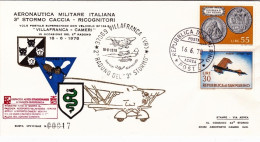 1978-San Marino Aerogramma Volo Postale Supersonico Dispaccio Aereo Straordinari - Posta Aerea