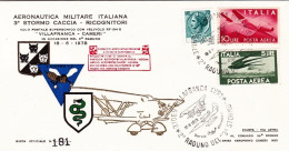 1978-volo Postale Supersonico Dispaccio Aereo Straordinario Villafranca-Cameri D - Luchtpost