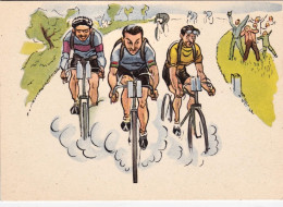 1950-cartolina Pubblicitaria Nuova Della Pirelli (la Storia Della Bicicletta) "i - Publicité