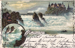 1898-Svizzera "Gruss Vom Rheinfall" - Autres & Non Classés