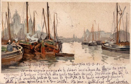 1901-Olanda "Amsterdam,imbarcazioni" - Altri & Non Classificati