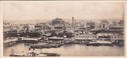 1920ca.-Egitto Mini Cartolina (14x7 Cm.) Foto "Port Said Vue Generale" - Autres & Non Classés