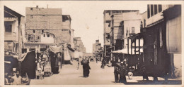 1920ca.-Egitto Mini Cartolina (14x7 Cm.) Foto "Port Said Rue De Village Arabe" - Altri & Non Classificati