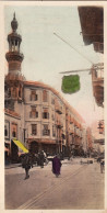 1920ca.-Egitto Mini Cartolina (14x7 Cm.) Foto Acquerellata "Alexandria Attarine  - Autres & Non Classés