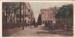 1920ca.-Egitto Mini Cartolina (14x7 Cm.) Foto Acquerellata "Alexandria Cherif Pa - Autres & Non Classés