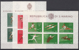 Olympia 1960   San Marino  3 Bl ** - Sommer 1960: Rom