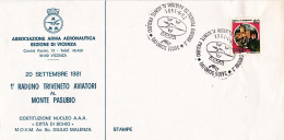 1981-busto Ufficiale Dell'associazione Arma Aeronautica Sezione Di Vicenza Per I - 1981-90: Poststempel