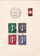 1939-Svizzera S.4v."Landesausstellung-apertura Dell'esposizione Nazionale Di Zur - Autres & Non Classés