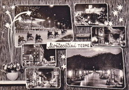 1960-cartolina Illustrata "Montecatini Terme 6 Vedutine" Annullo A Targhetta Ter - Pistoia