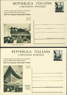 1953-cat.Filagrano Euro 1050, Serie Tre Cart.postali Nuove 31 Fiera Campionaria  - Stamped Stationery