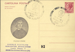 1975-cartolina Postale L.40 Siracusana Con Testo A Stampa Su Paolo Frisi Astrono - Entiers Postaux